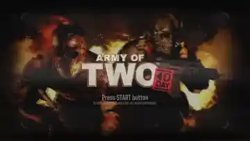 Army of Two - The 40th Day (USA) (Theme) screen shot title